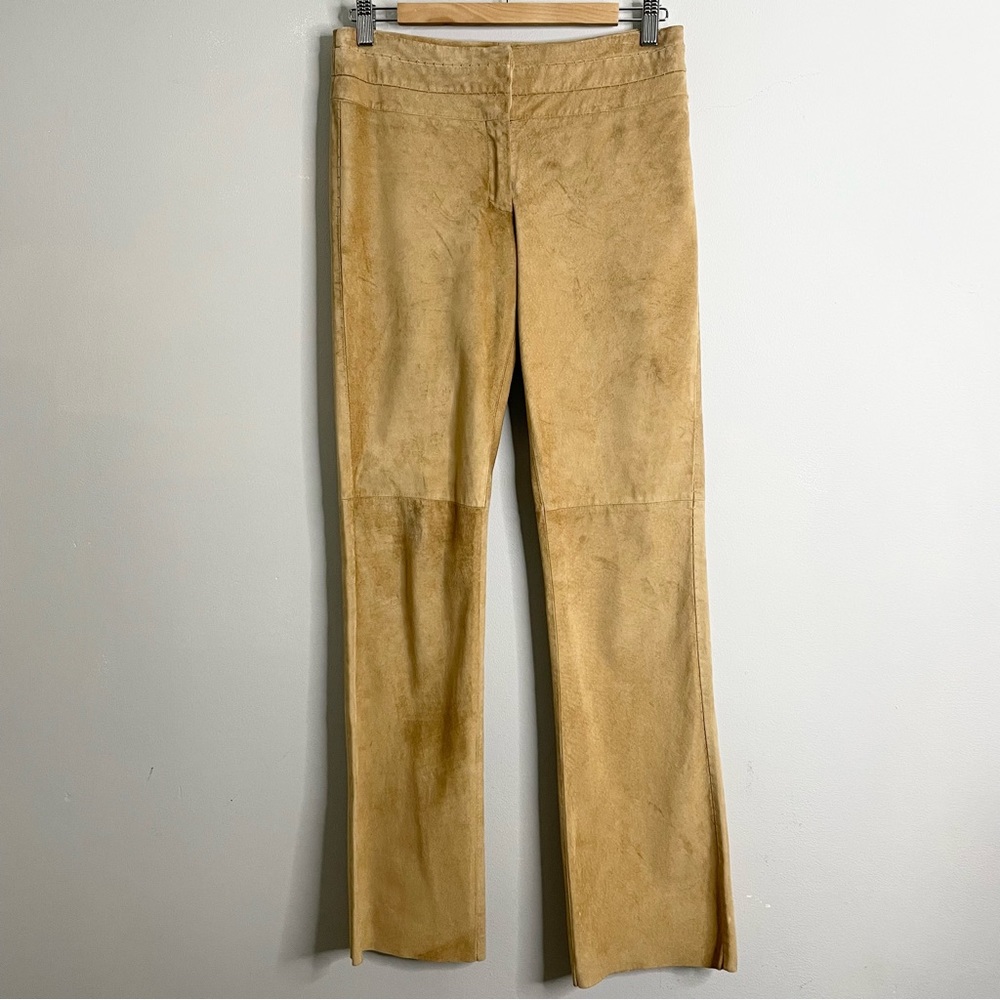 Kenneth Cole New York Suede Pants Tam Size 6